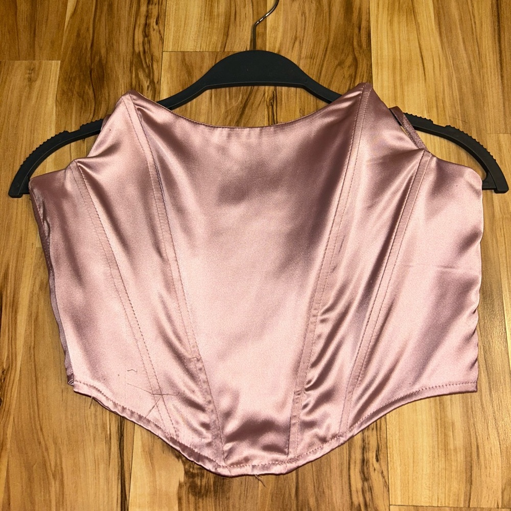 PLT corset pink top